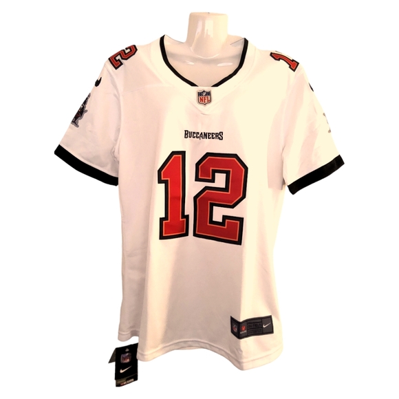 Authentic NFL TOM BRADY #12 BUCCANEERS Women's Medium Jersey - Picture 7 of 17